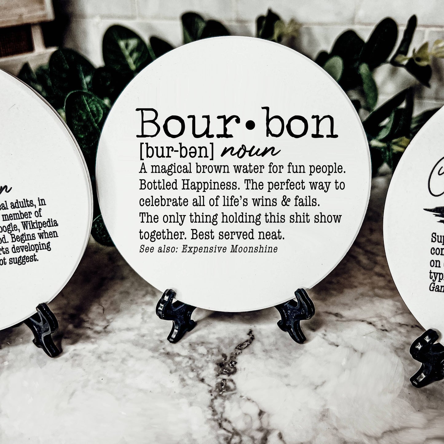 Funny Coaster Gift Sets, Humor Drink Dictionary Definitions