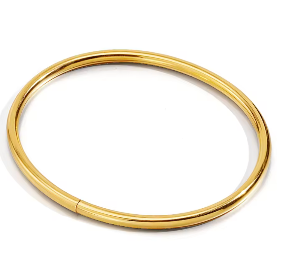 Shaye Bangle -Waterproof PVD- flexible -18K gold or rhodium