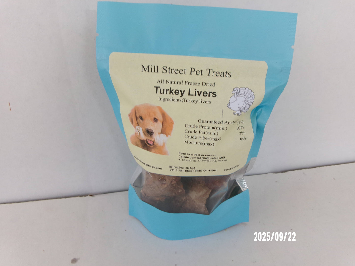 Turkey Livers Freeze Dried/2oz.