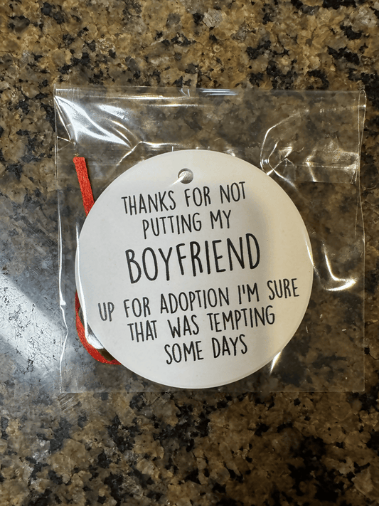 Boyfriend Adoption Ornament