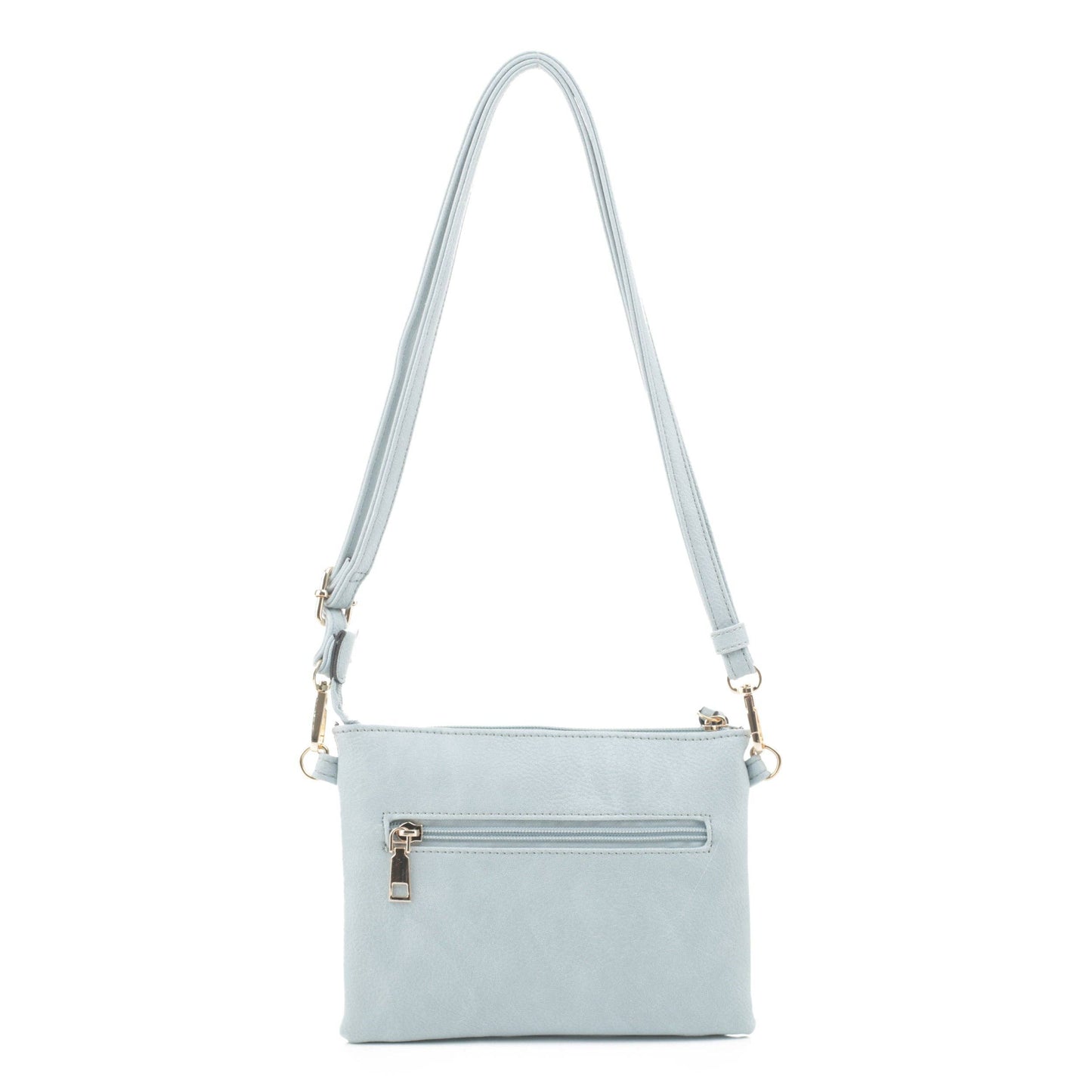 FC20136 Multi-zipper Crossbody Bag