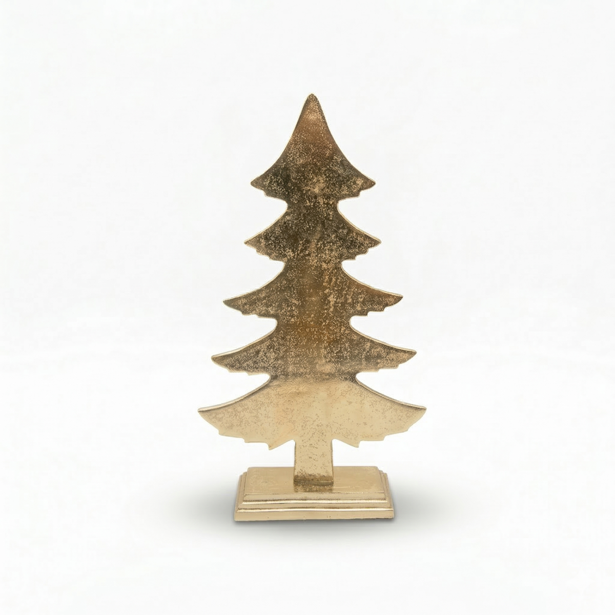 Gold Textured Christmas Tree Small