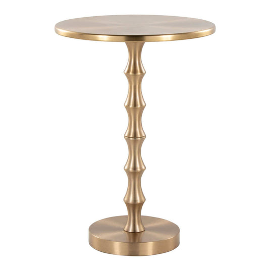 Bora 26.75" Metal Accent Table