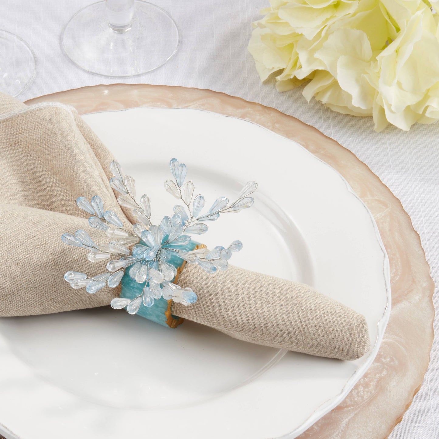 Beaded Bliss Resin Napkin Ring