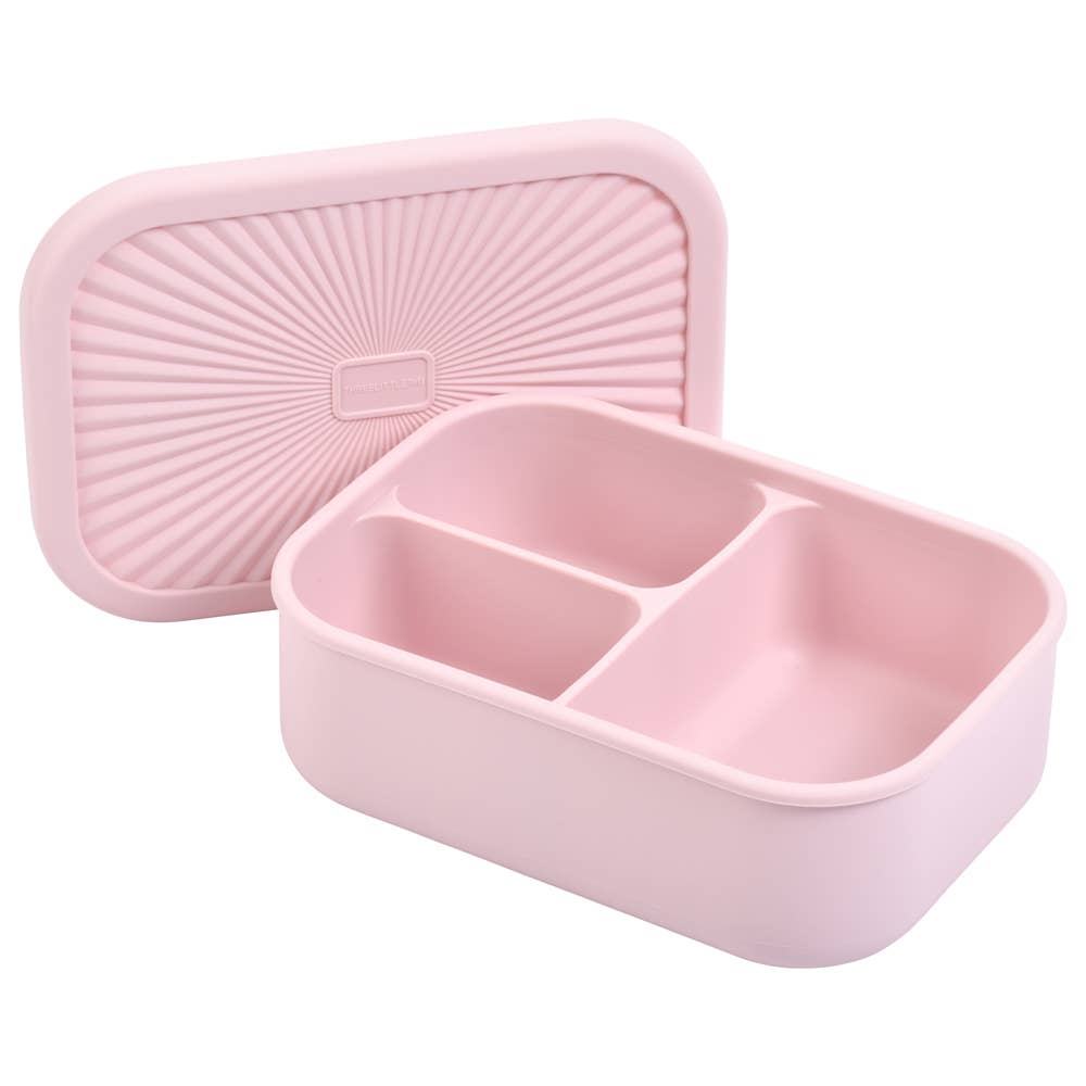 Ballet Pink Silicone Bento Lunch & Snack Box