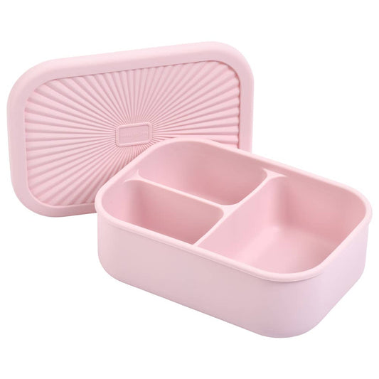Ballet Pink Silicone Bento Lunch & Snack Box