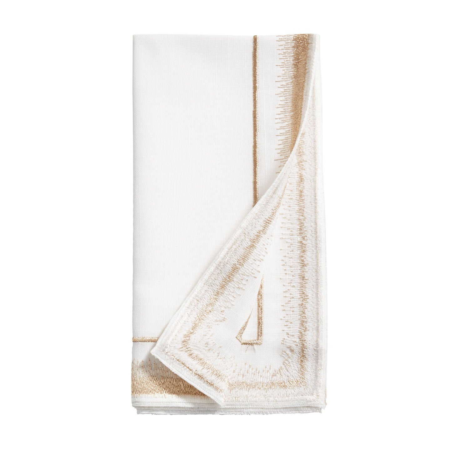 Elegant Embroidered Border Cloth Napkin