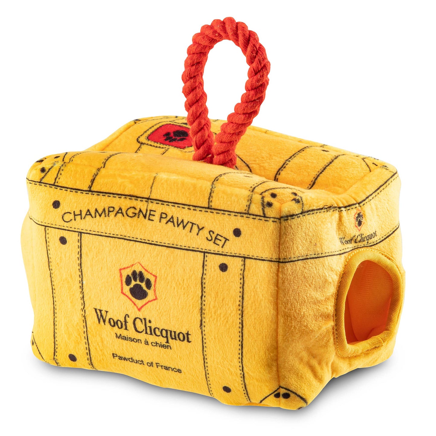 Woof Clicquot -  Pawty Set Burrow Dog Toy