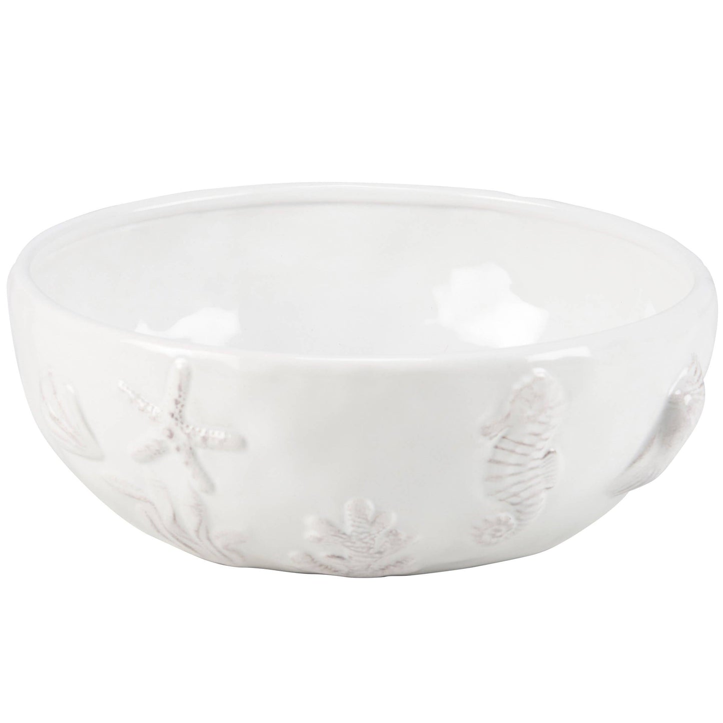 Embossed Beach Serving Bowl