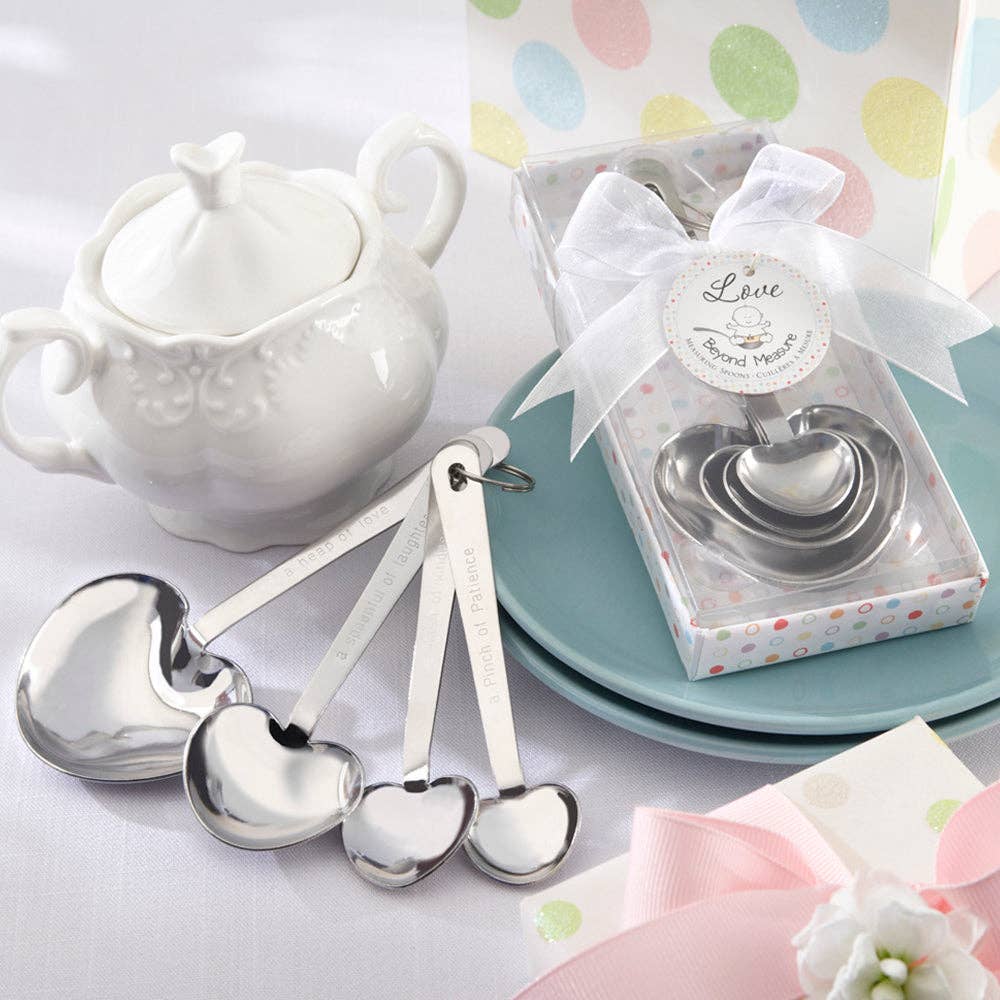 Love Beyond Measure Heart Shaped Measuring Spoons