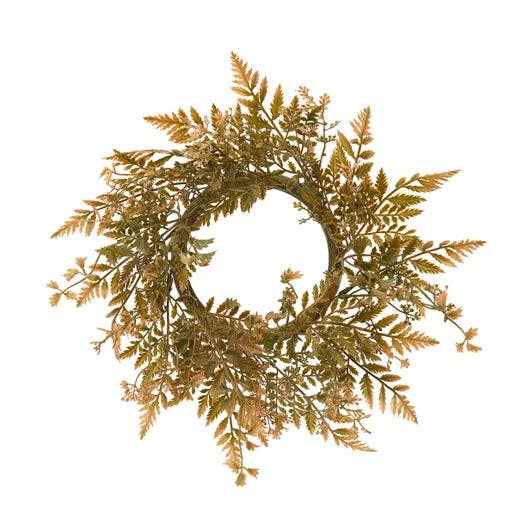 Fall Fern Candle Ring
