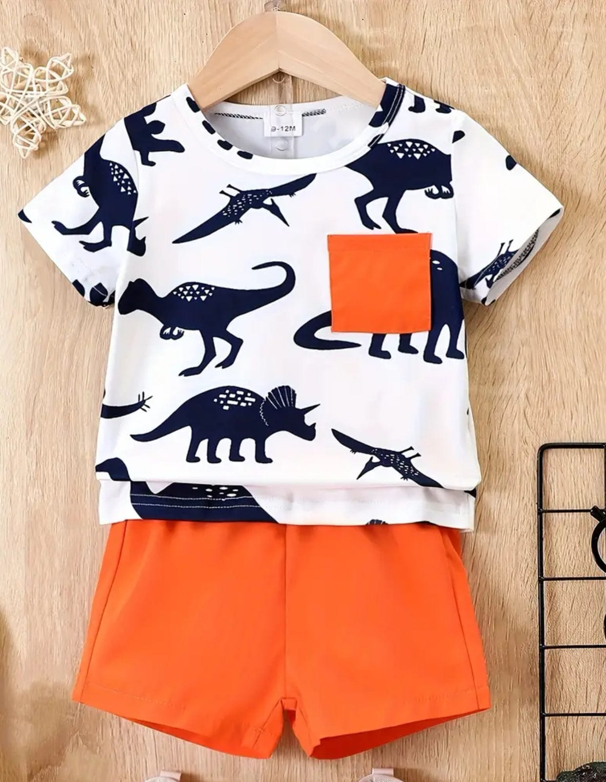 Dino Shirt and Shorts Set