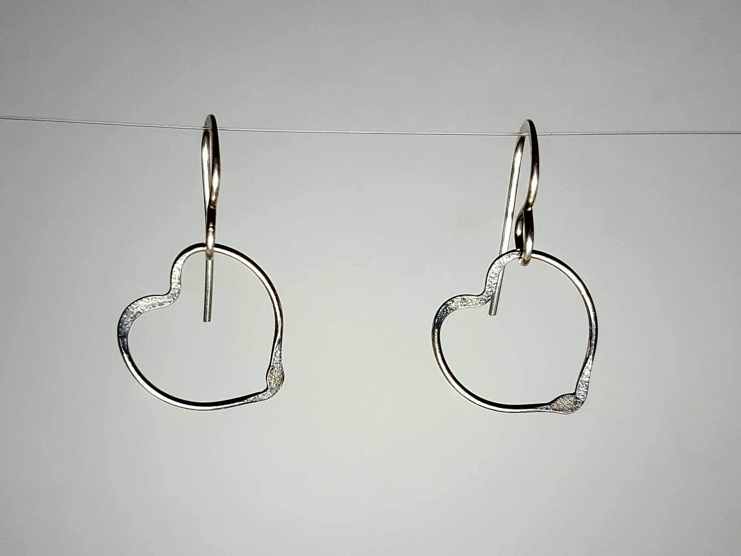 Sterling Silver Earrings Heart