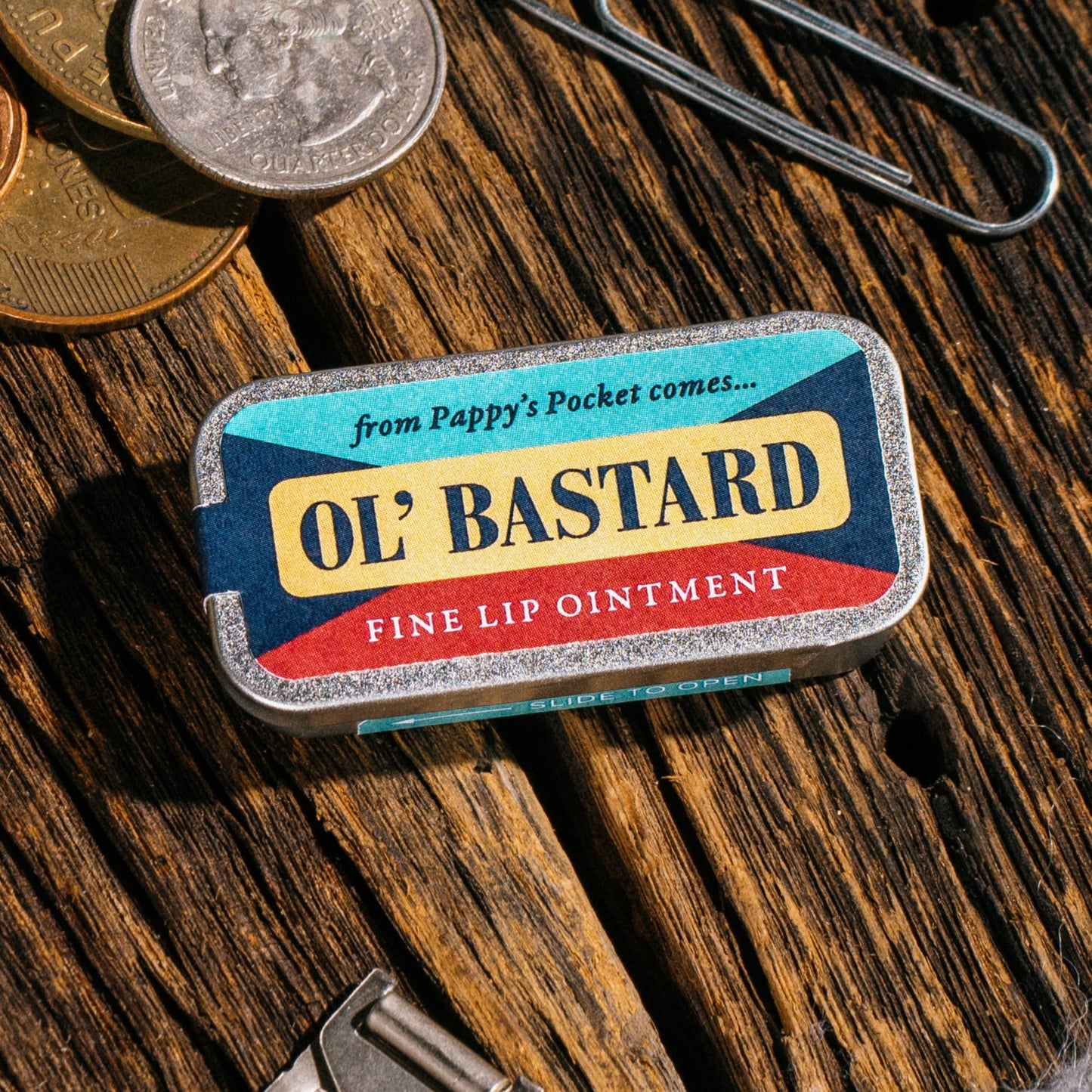 Ol' Bastard Lip Balm | Funny Old School Tin