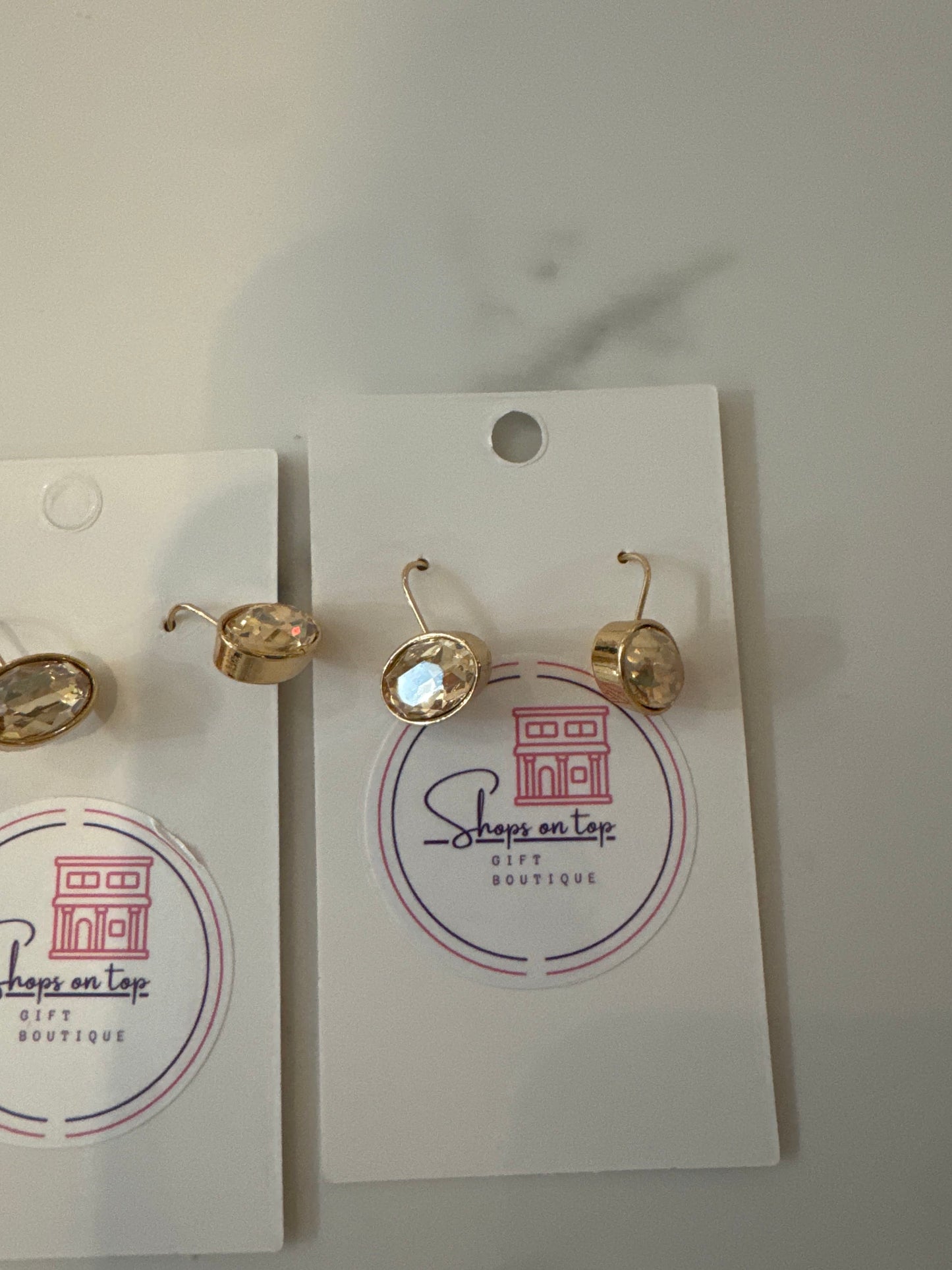 Champagne Stone Earrings
