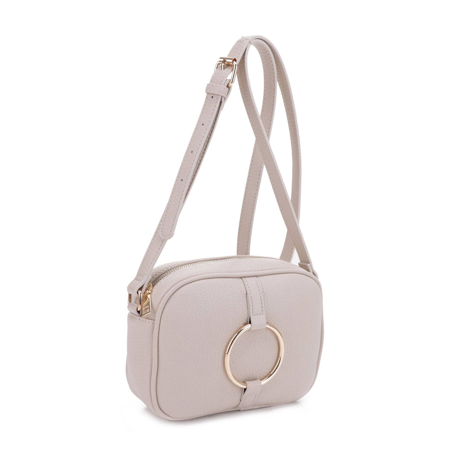 SJ20335 Circle Ring Hardware Crossbody Camera Bag
