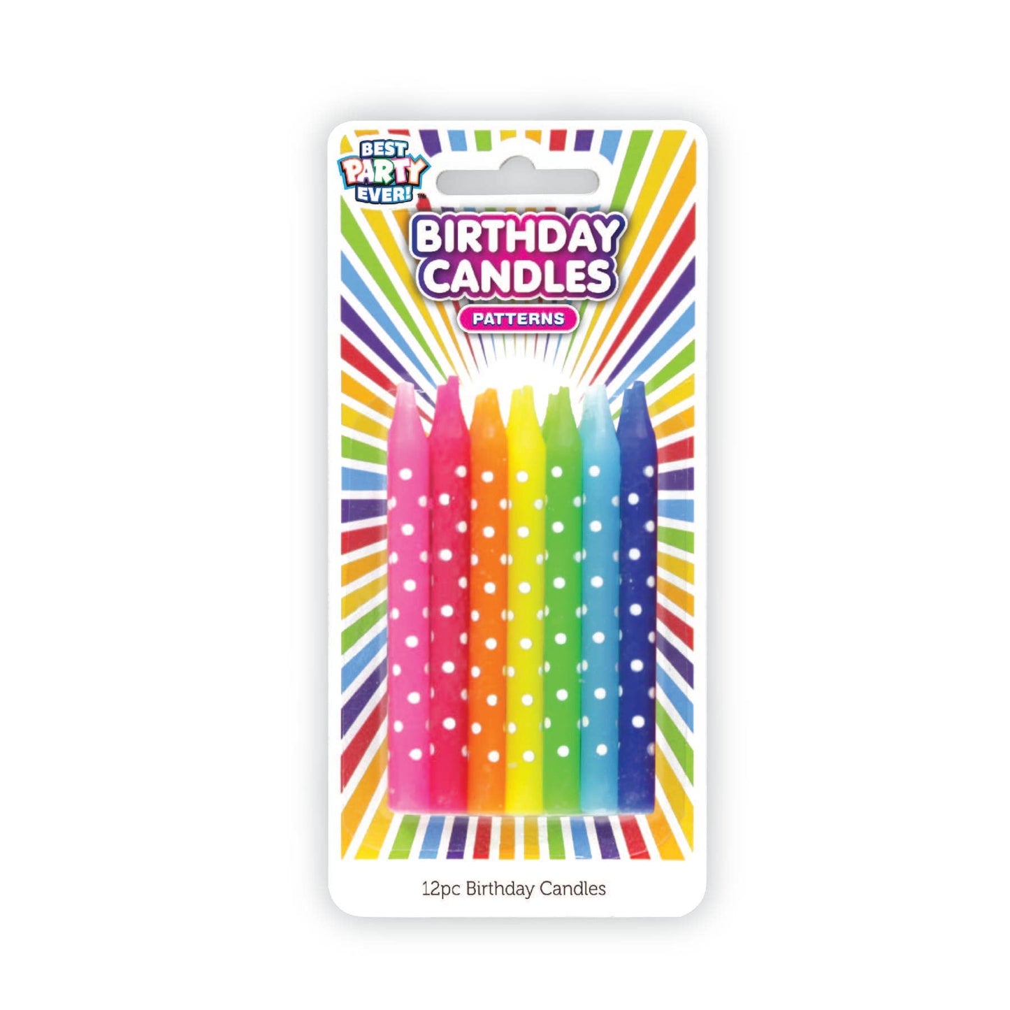 Polka Dot Birthday Candles