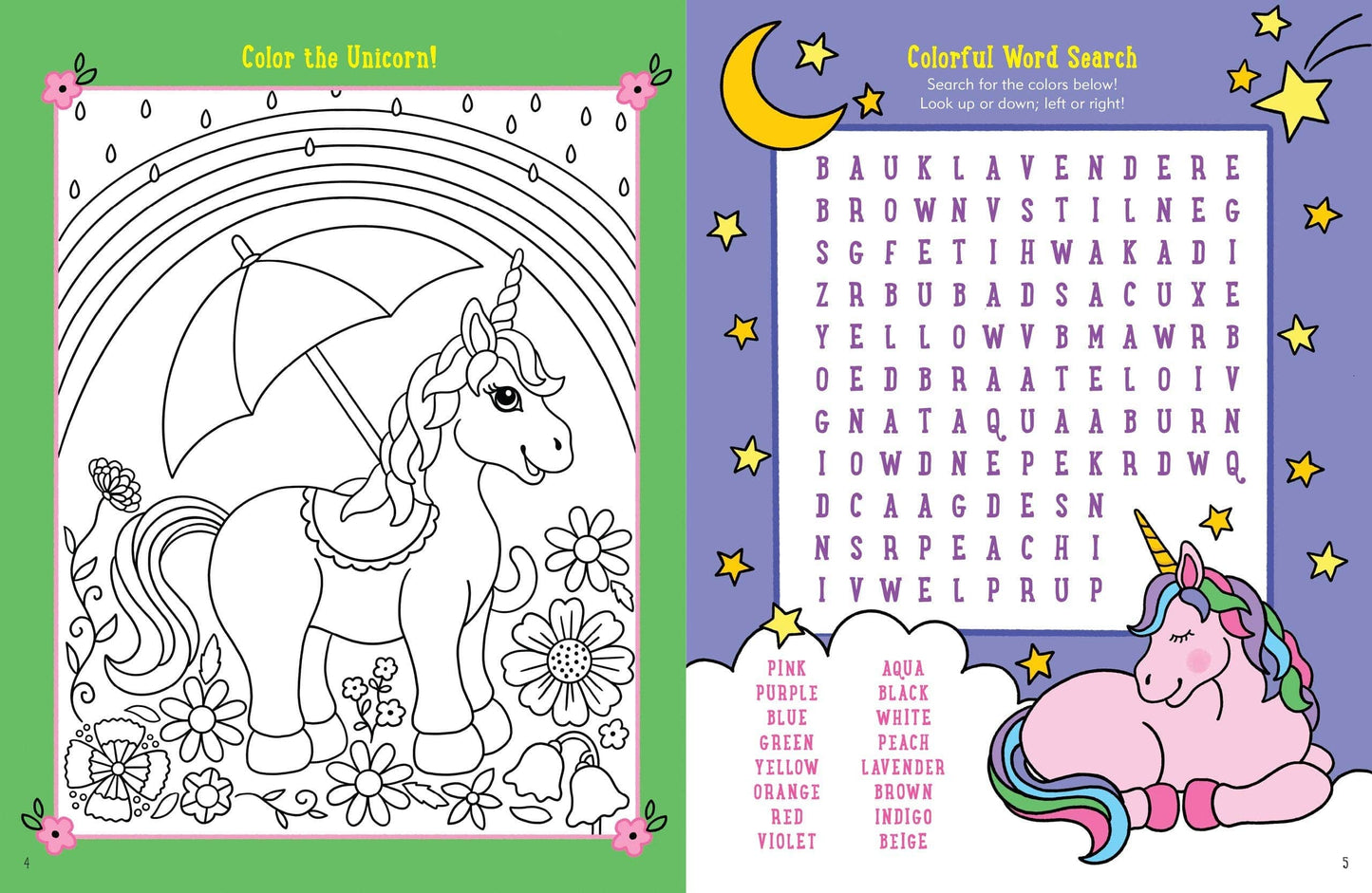 Unicorn Activity Book!