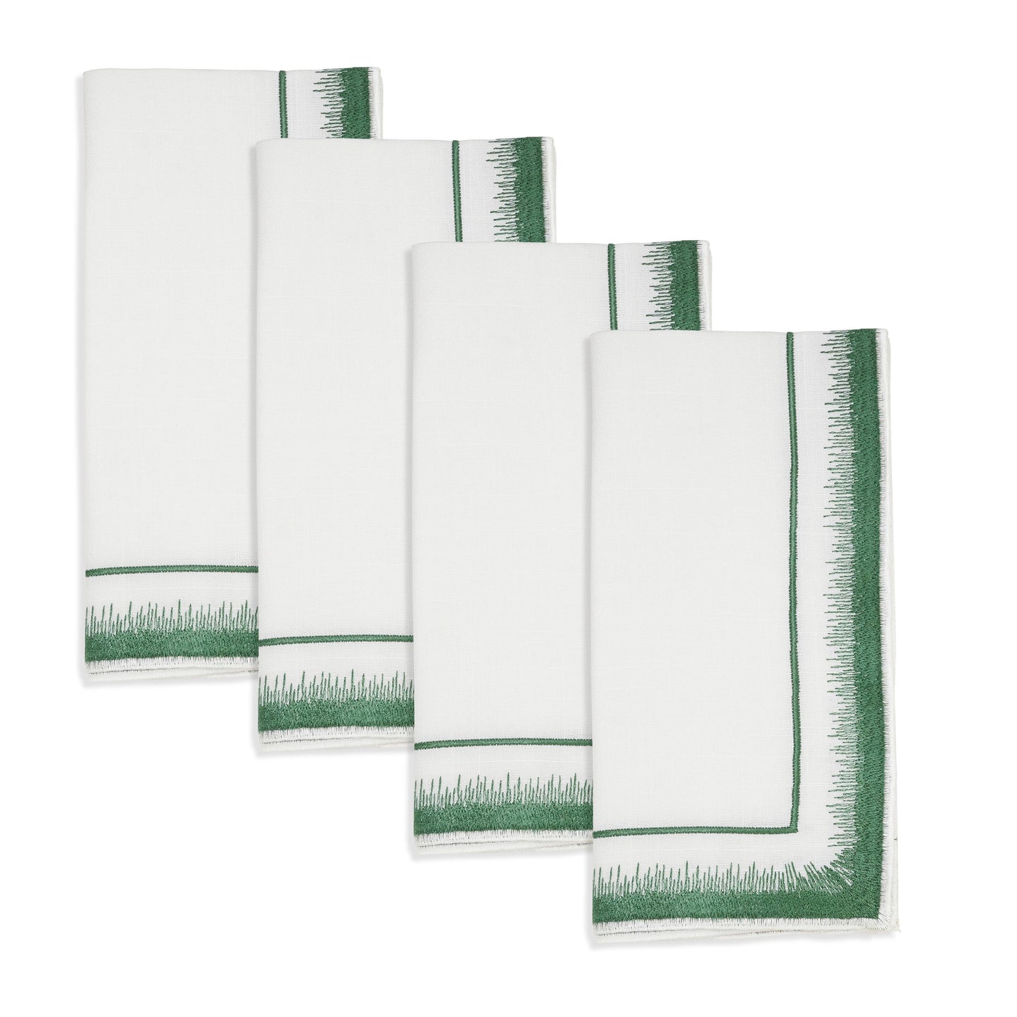 Elegant Embroidered Border Cloth Napkin