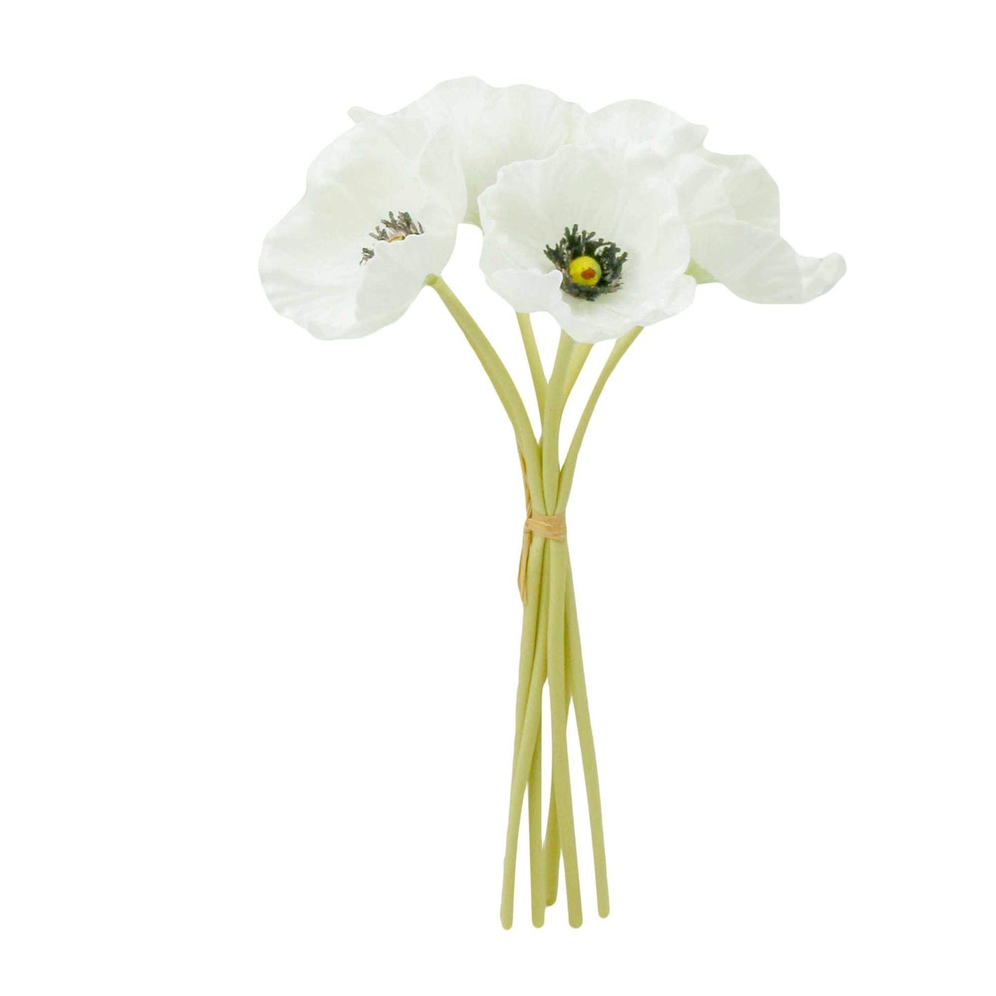 10"-11" Real Touch Poppy-6 stems per bundle