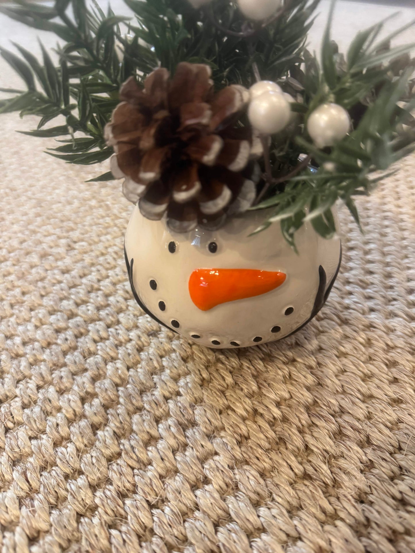 Snowman Planter