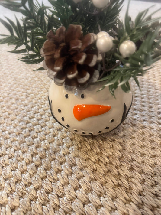 Snowman Planter