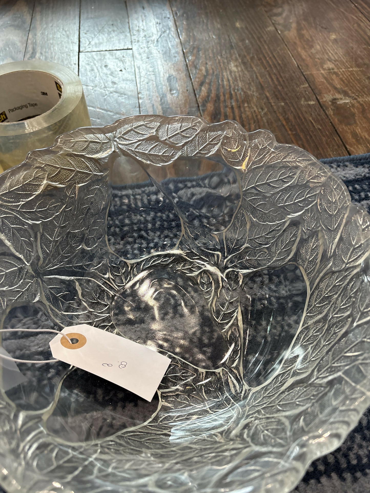 Indiana glass pear bowl