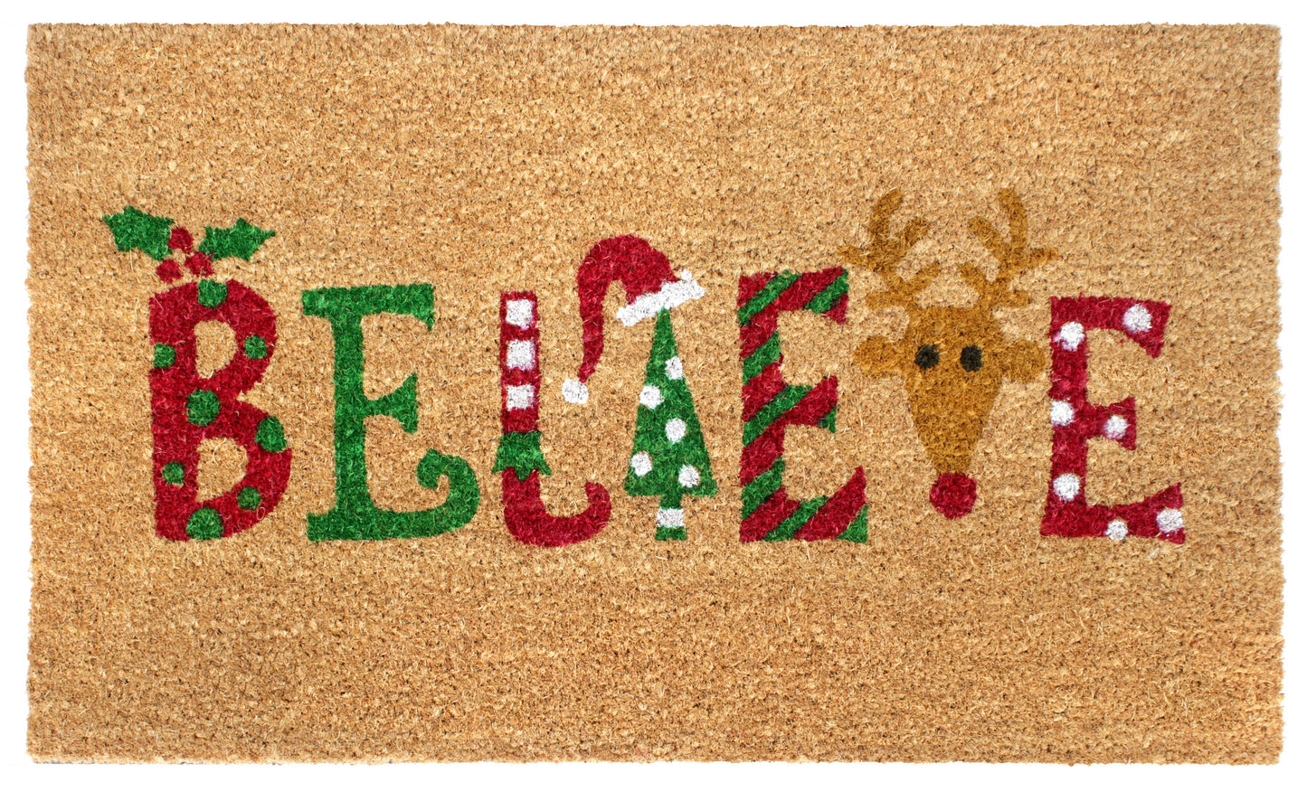 Believe Doormat, 18" x 30"