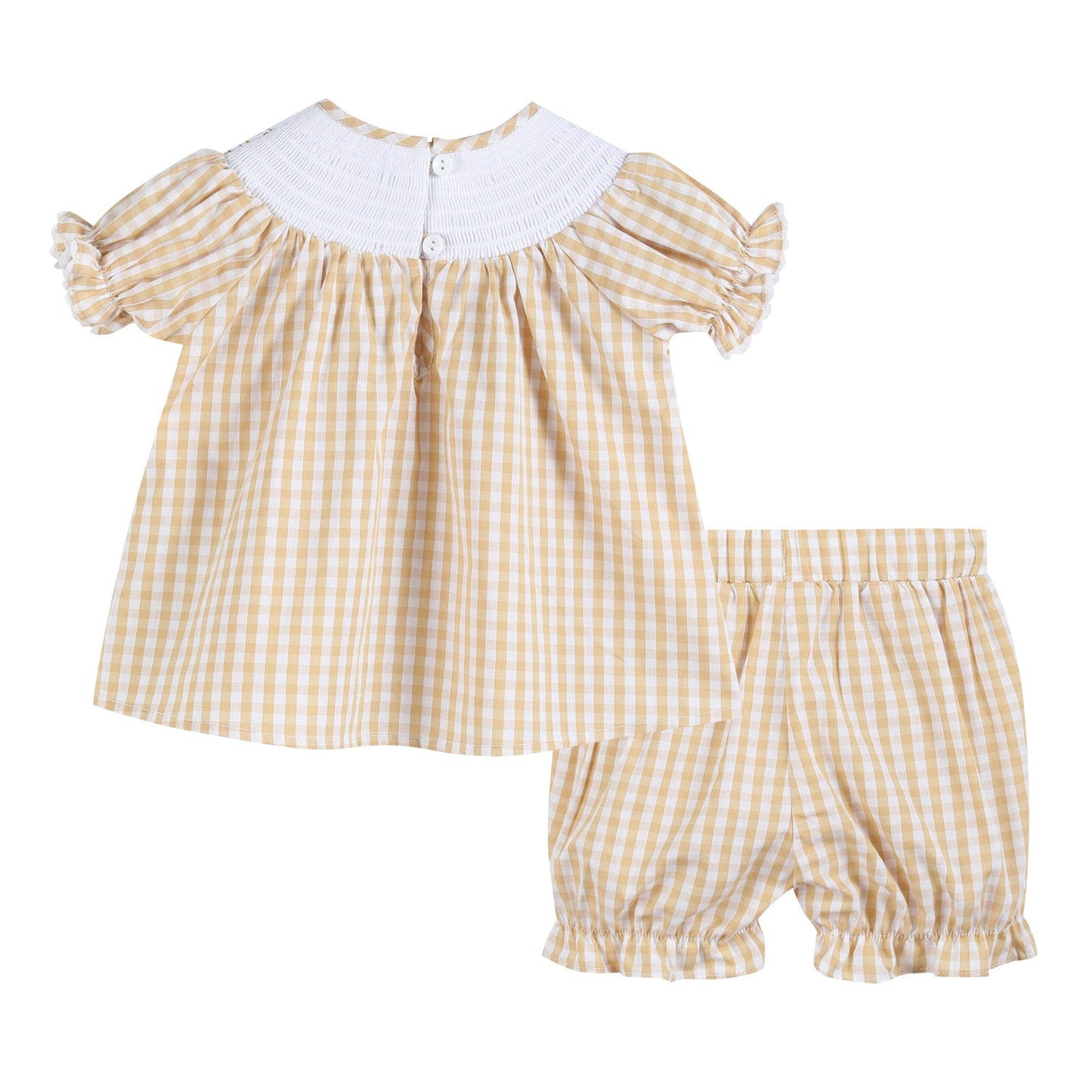 Light Brown Gingham Pumpkin Dress