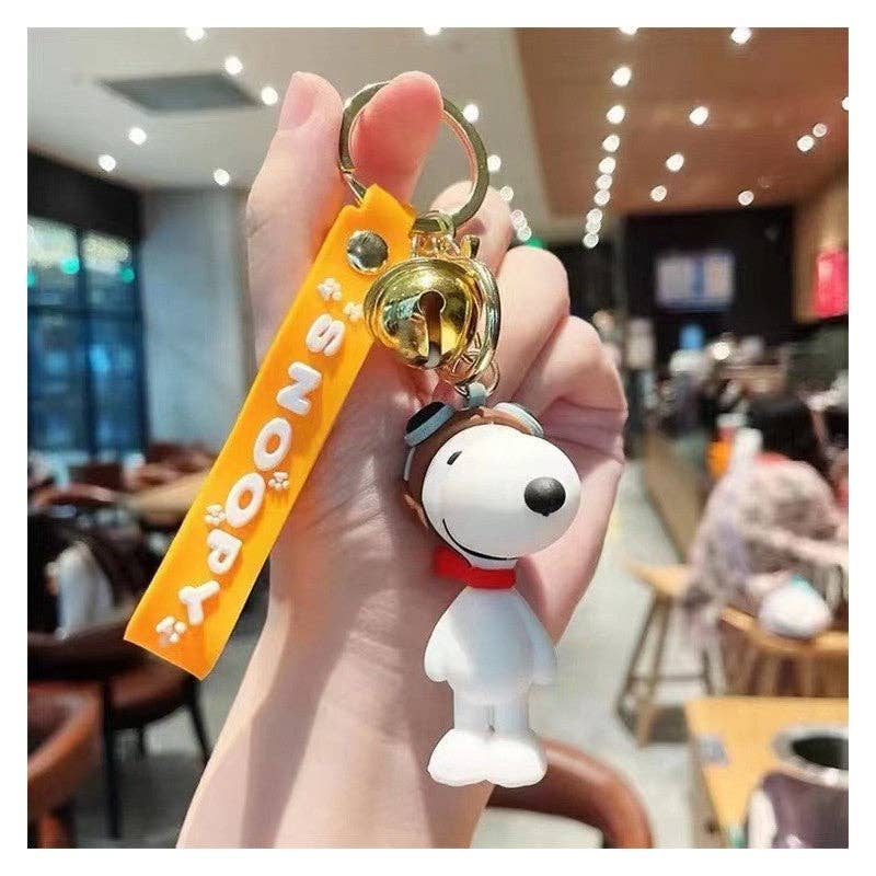 Cute Snoopy Doll Silicone Keychain