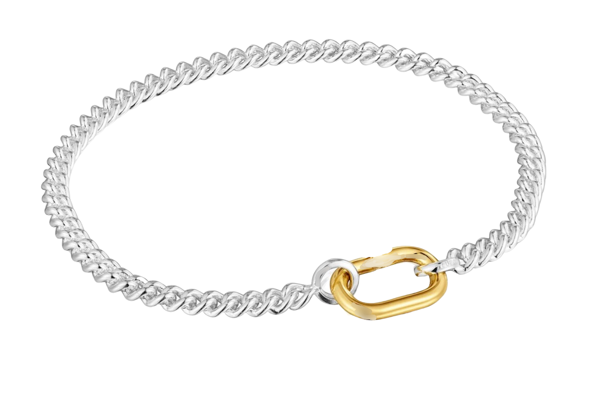 Push It Charm Chain Bracelet Waterproof Titanium