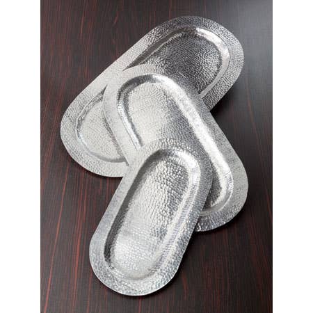 Large Hammered Oval Tray