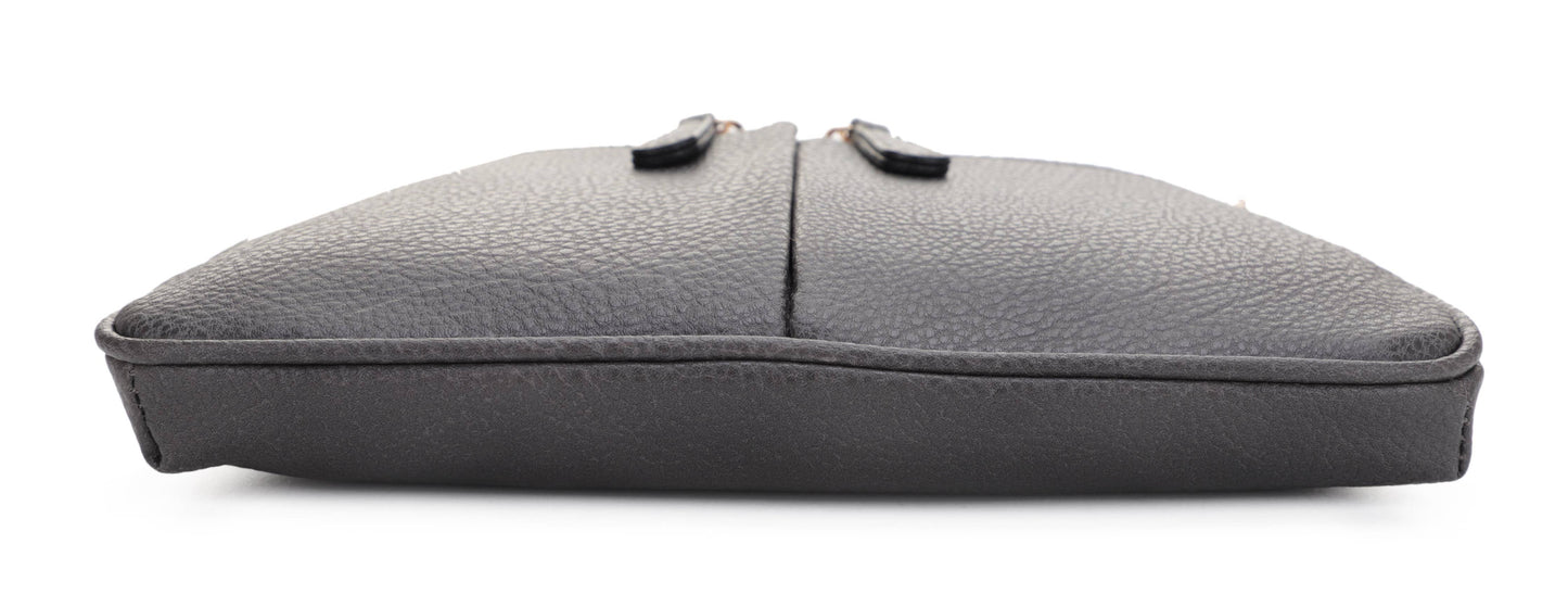 FC19547 Double Front Pocket Crossbody Bag