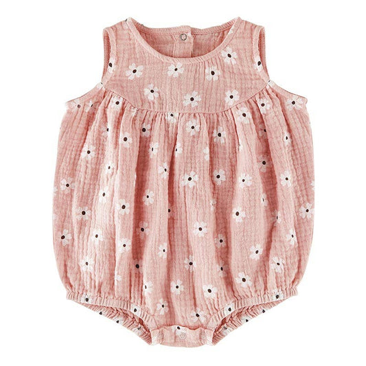 Sleeveless Romper - Floral