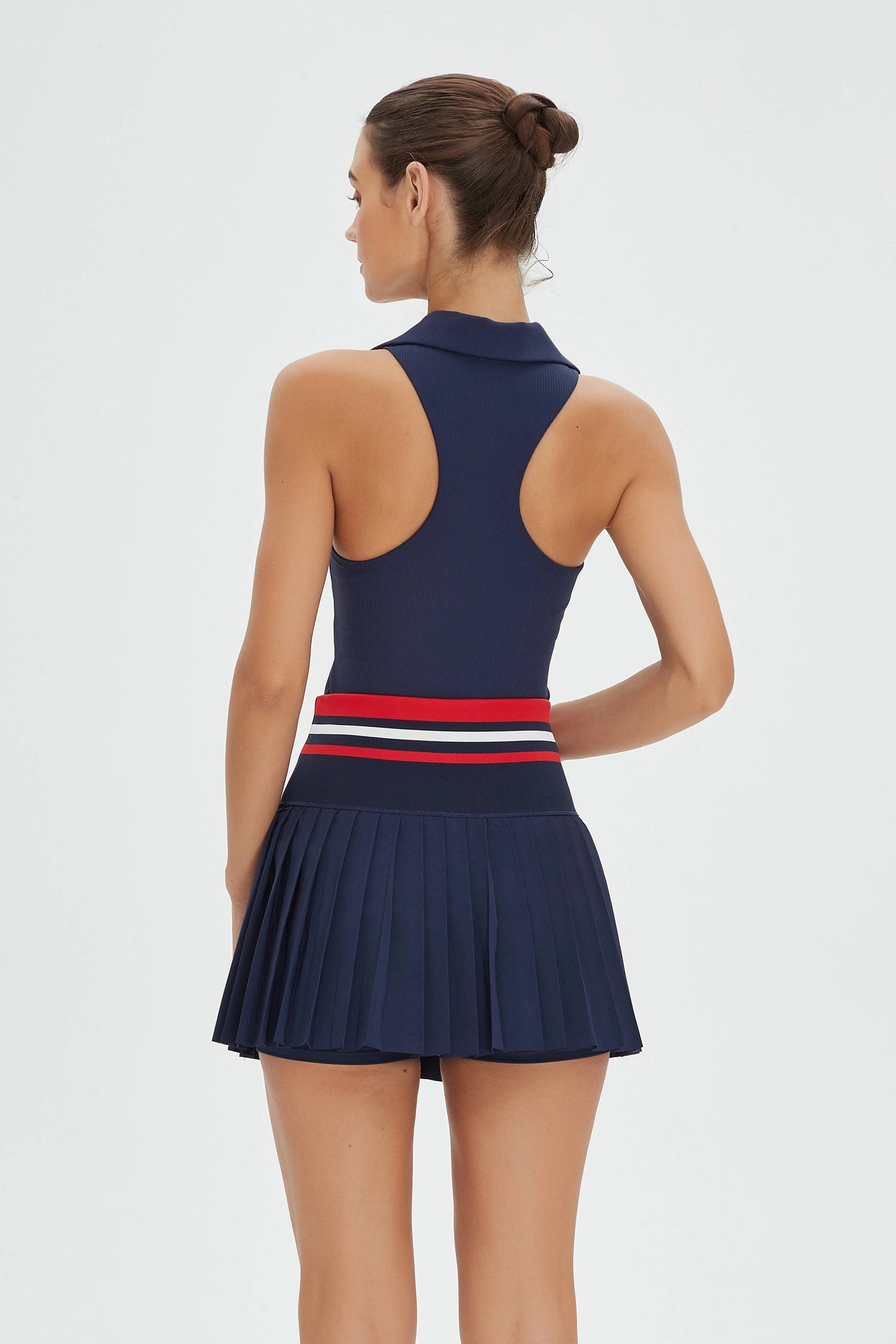Joni Lycra® High Waist Pleated Tennis Skirt