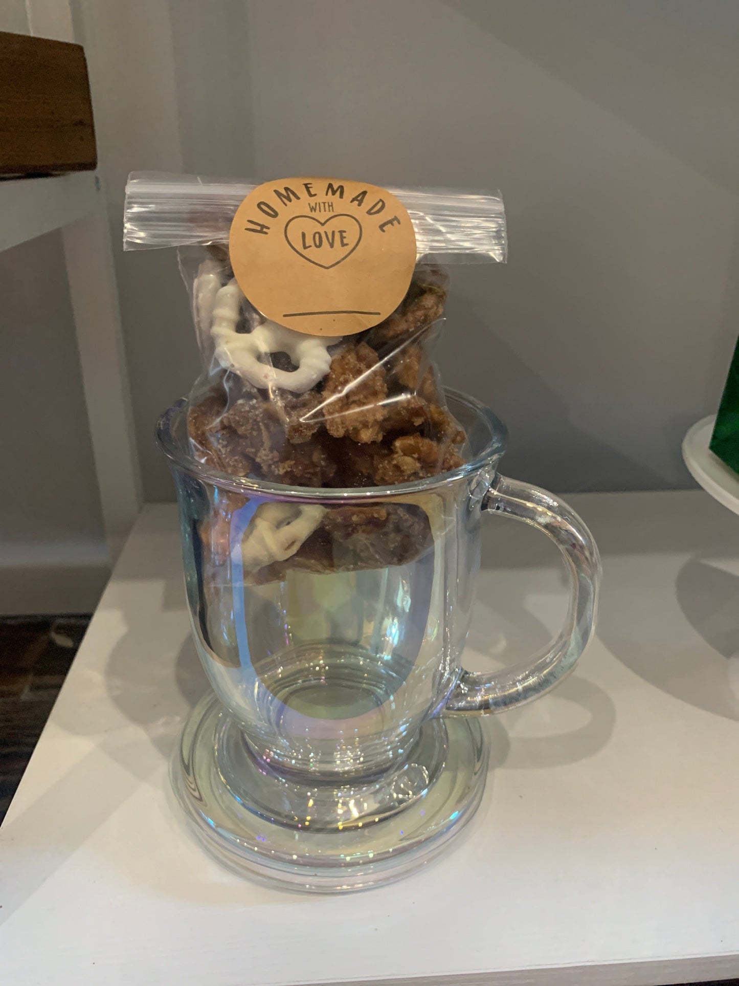 Pecans w/ Glass Mug+Coaster