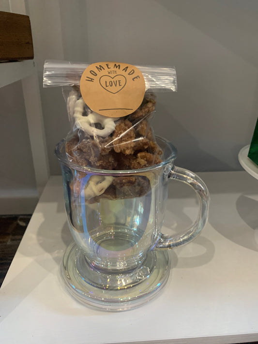 Pecans w/ Glass Mug+Coaster