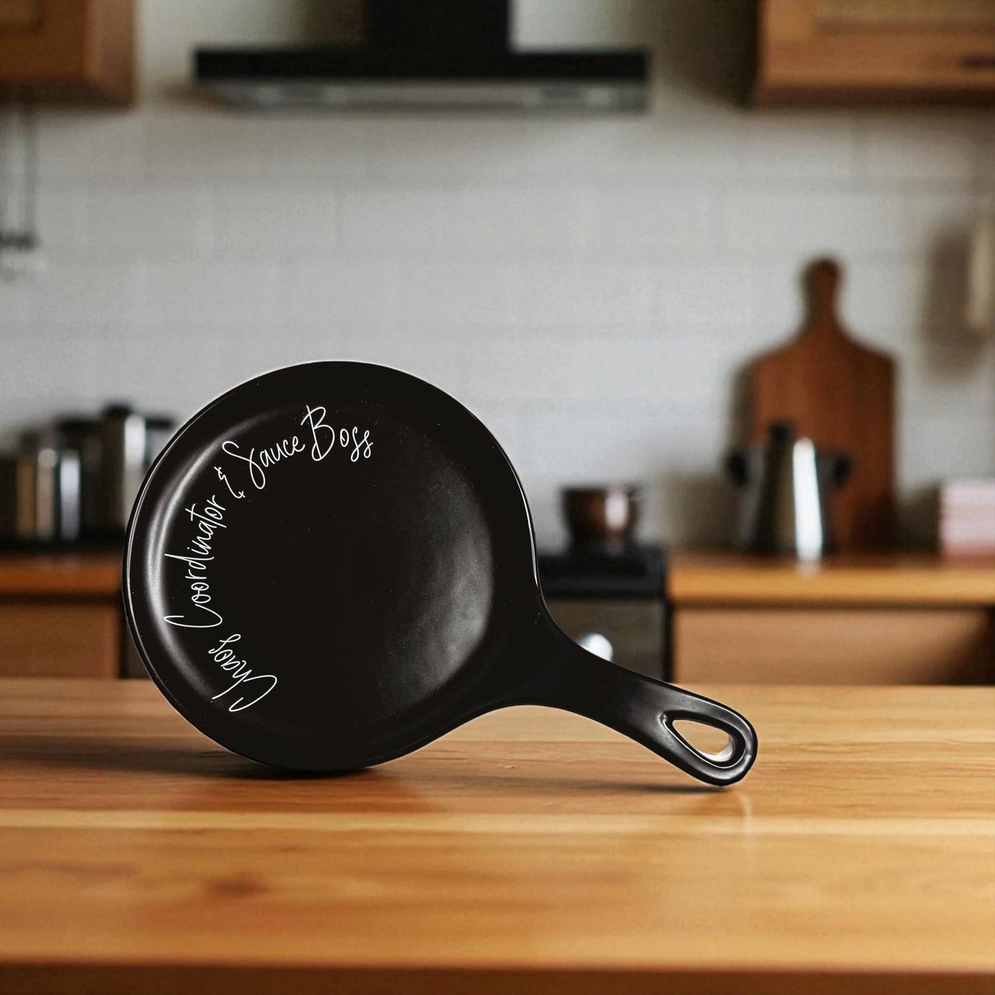 Spoon Rest Ceramic Funny, Modern Kitchen Foodie Decor & Gift