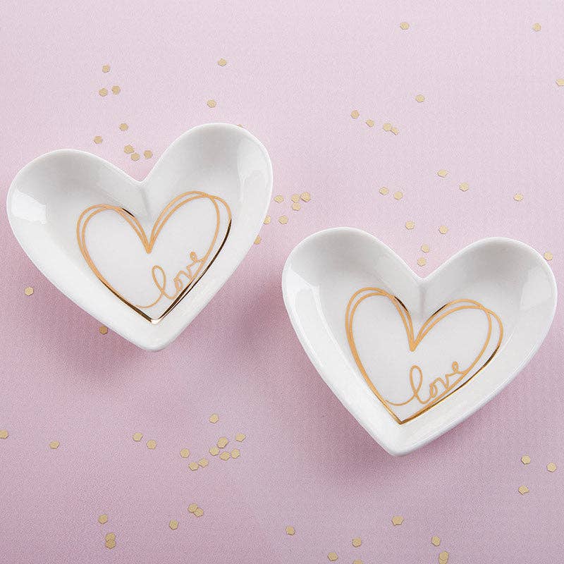 Heart Shaped Trinket Dish - Small