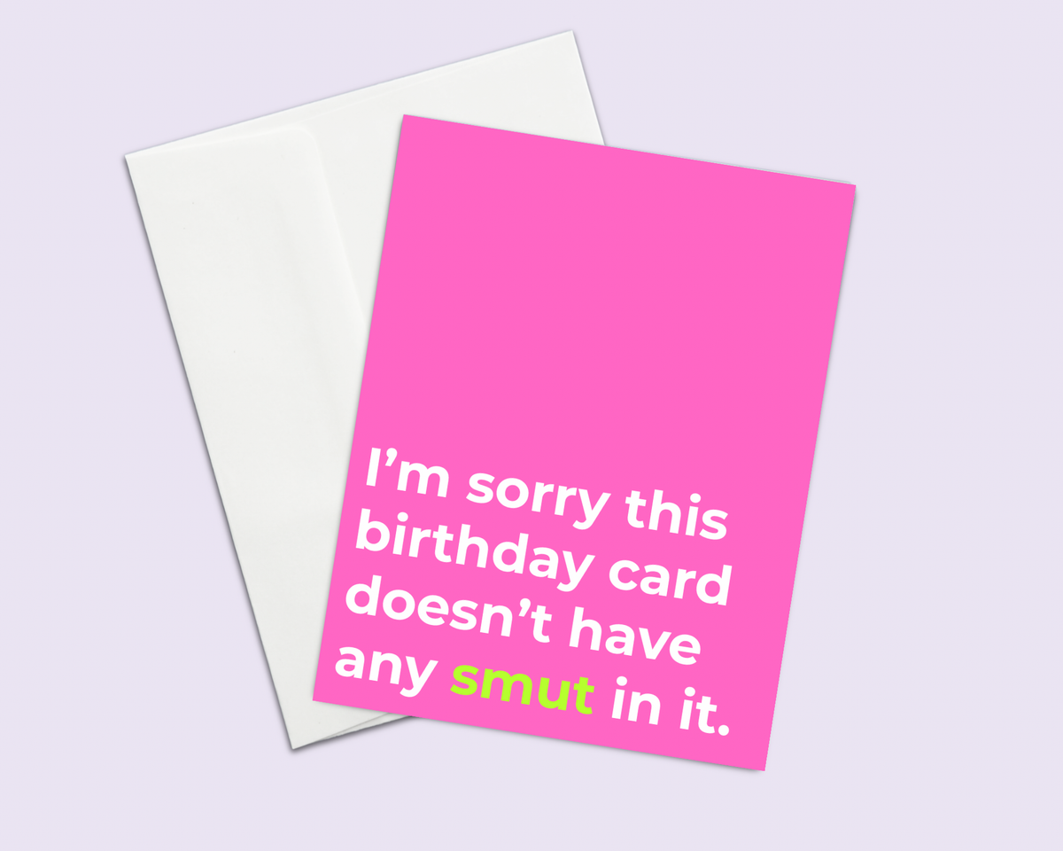 Funny Smut Reader Birthday Card | Greeting Card for Readers