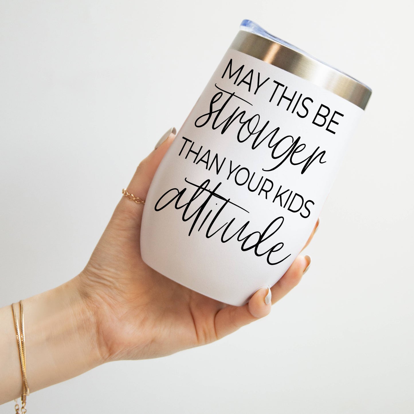 Wine Tumbler With Lid, 17oz Insulated Stainless Steel Cups