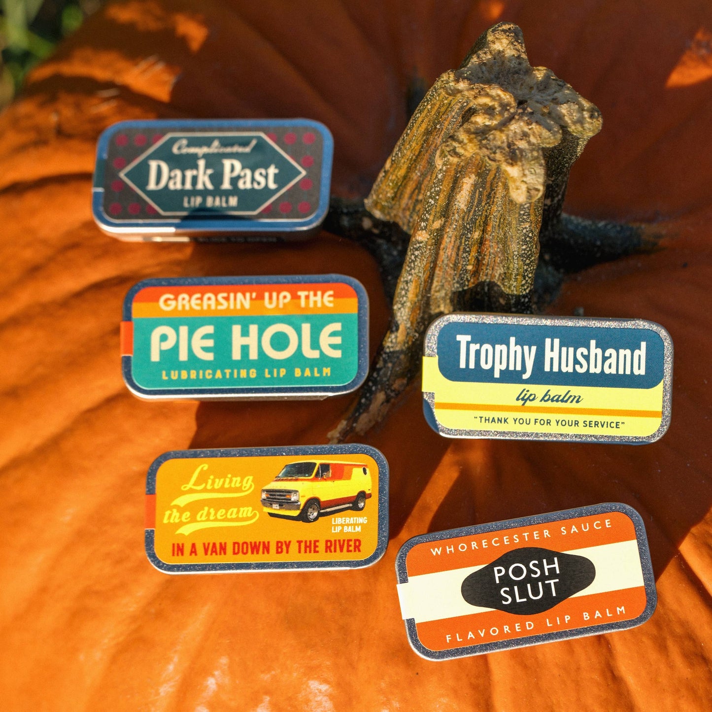 Living the Dream Lip Balm | Funny Old School Tin