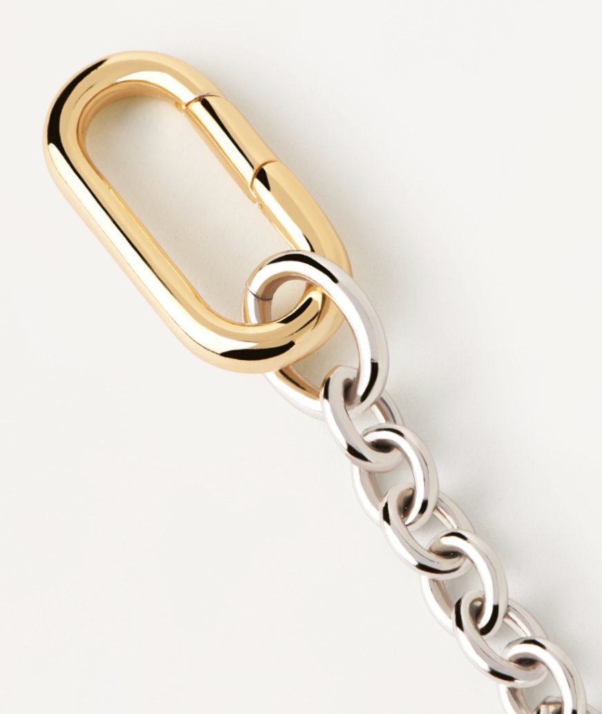 Push It Charm Chain Bracelet Waterproof Titanium