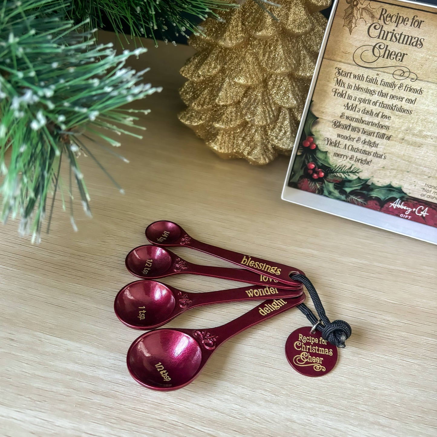Christmas Cheer Measuring Spoons