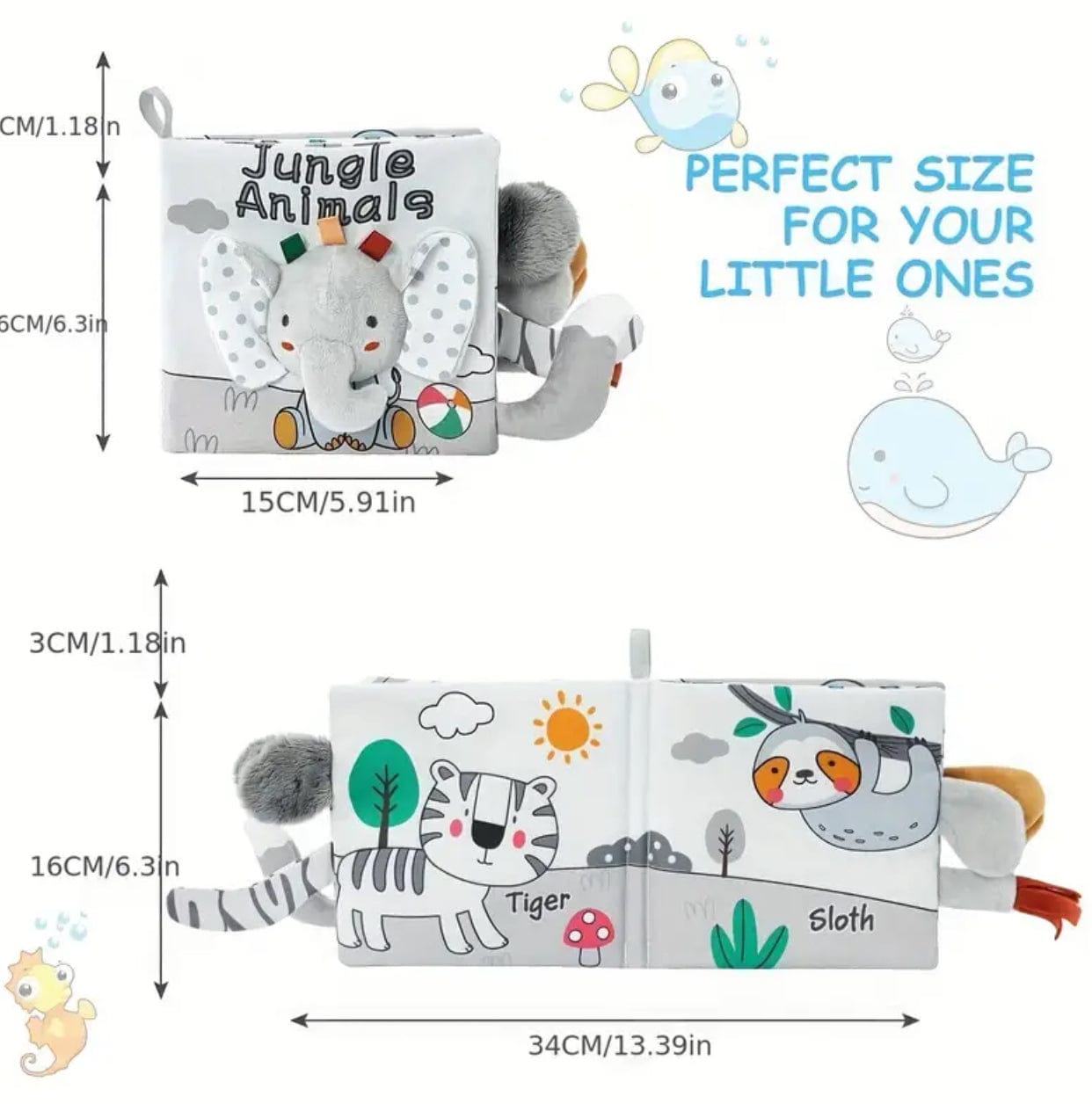 Soft Cloth Baby Book