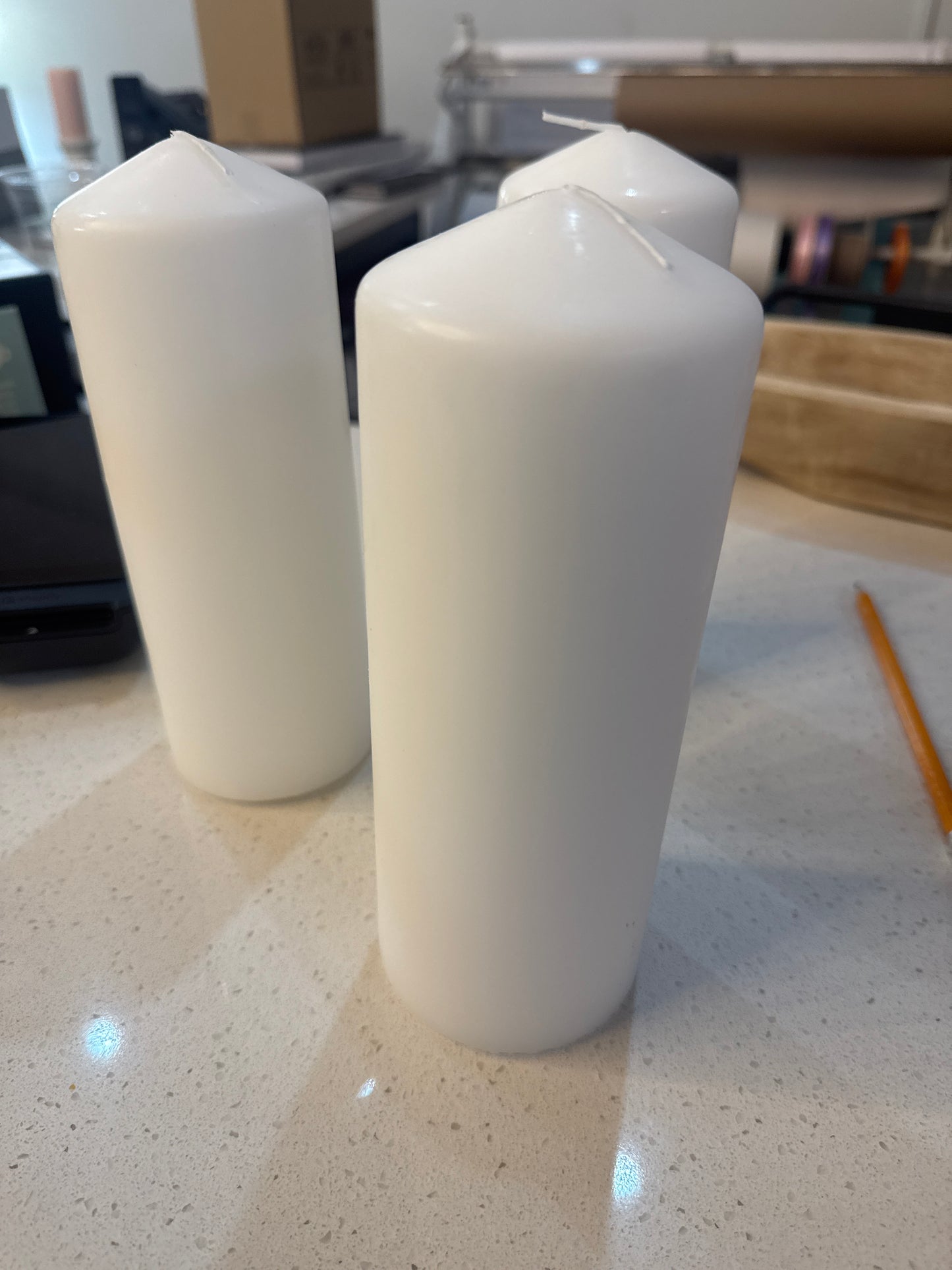 Large White Pillars