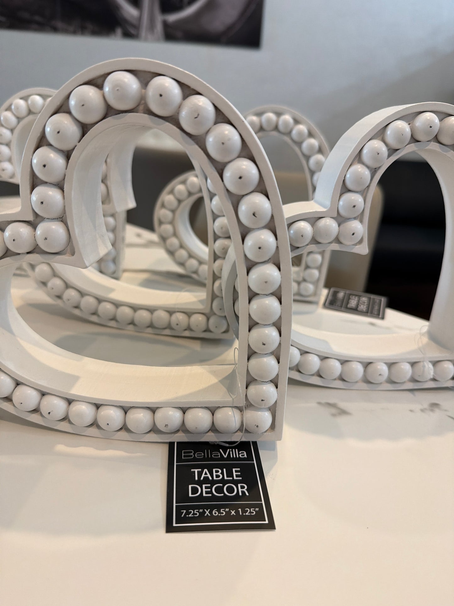 Heart Table Decor