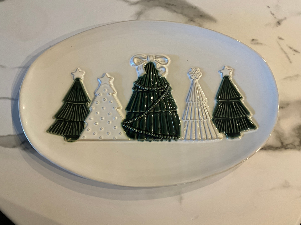 Christmas Tree Platter