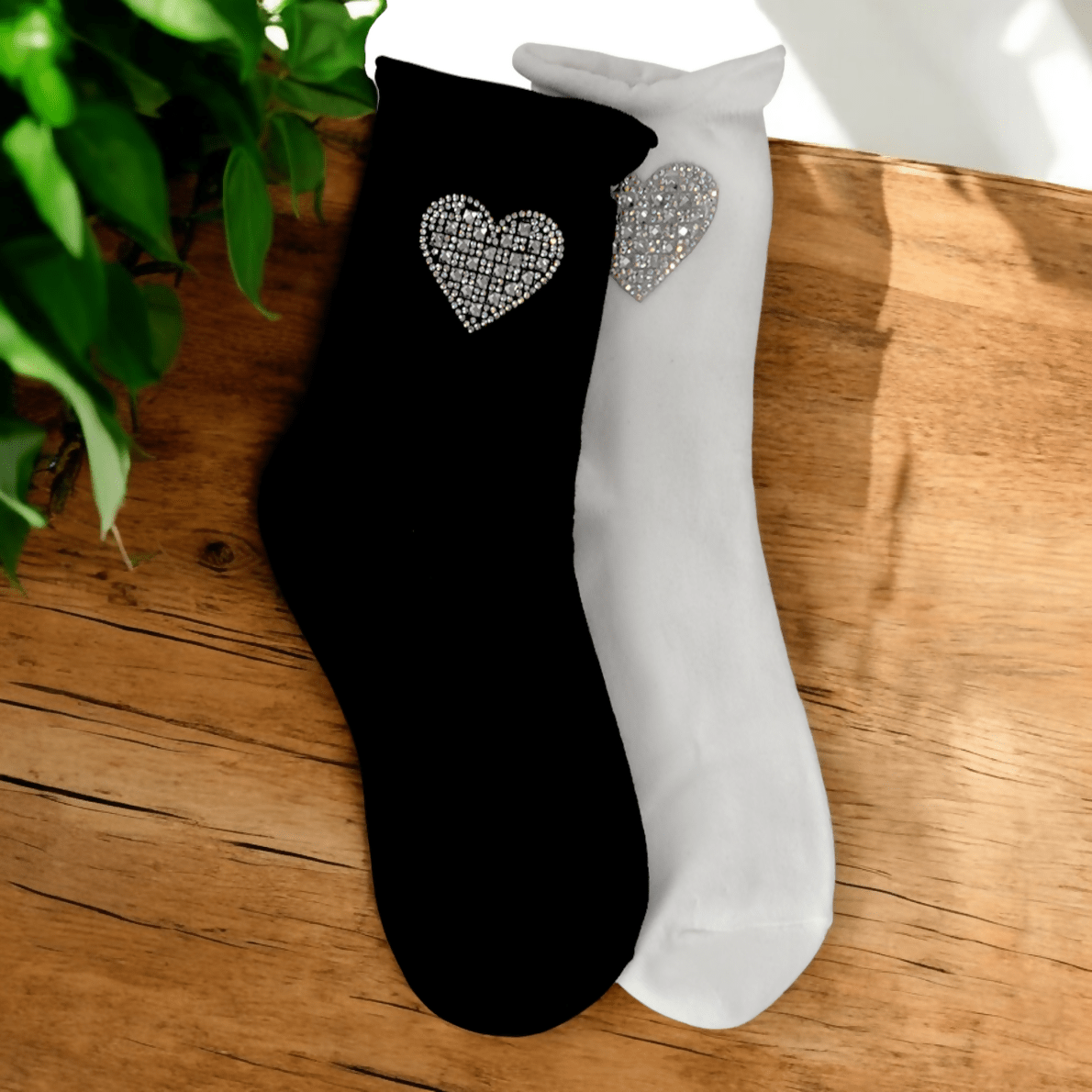 Life is Socks Crystal Heart Socks-