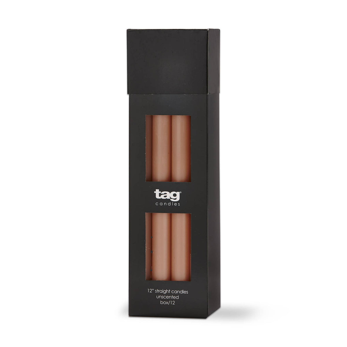 Color Studio 12" Straight Candle Blush Wax Everyday